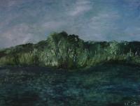 Nature - Riverside - Oil On Canvas