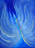 Icefire - Acrylic Paintings - By Ann-Lill Grendahl Elshaug, Sprirtual Painting Artist