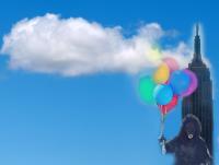 King Kong And His Balloons - Photoshop Other - By Goneet Gill, Photoshop Other Artist