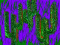 Cactus3 - Computer Digital - By Ariane Rockfield, Conceptual Digital Artist