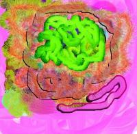Some Brain - Computer Digital - By Ariane Rockfield, Conceptual Digital Artist