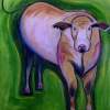 Cosmic Cow - Oil Paintings - By Scott Plaster, Expressionism Painting Artist