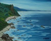 Ocean - Oil On Canvas Paintings - By Joanne Knox, Originals Painting Artist