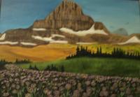 Mt Renalds - Oil On Canvas Paintings - By Joanne Knox, Originals Painting Artist