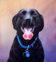 The Laughing Labrador - Watercolor Paintings - By Kathryn Ragan, Realistic Contemporary Painting Artist