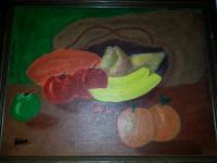 No1 - Market Fruits - Acrylic On Canvas