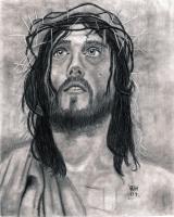 Jesus Christ - Hand Drawn Drawings - By Ronald Hornbeck, Pencil Drawing Artist