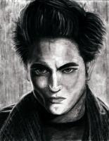 Robert Pattinson - Hand Drawn Drawings - By Ronald Hornbeck, Pencil Drawing Artist