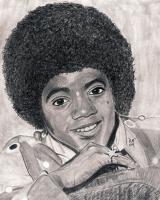Michael Jackson Rip - Hand Drawn Drawings - By Ronald Hornbeck, Pencil Drawing Artist