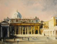 St Peters Study No 2 - Oil Paintings - By Brian Pier, Impressionist Painting Artist