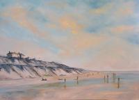 Beach Reflections Cape Cod - Oil Paintings - By Brian Pier, Impressionist Painting Artist