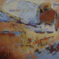 Distant Horizon - Pastel Paintings - By Debora Stewart, Abstract Art Painting Artist