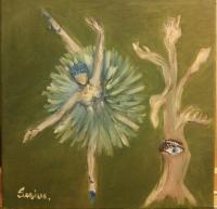 Sabina - Dance In Two - Oil On Canvas