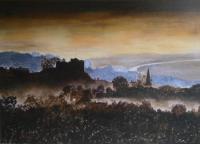 Lewes Castle - Oil Paintings - By Andy Davis, Impressionism Painting Artist