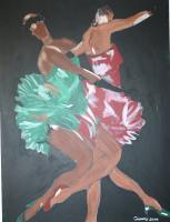 Ballerina - Acrylics Paintings - By Garnett Thompkins, Painting Painting Artist