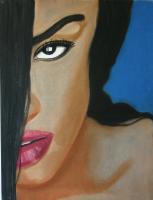The Look - Pastels Other - By Garnett Thompkins, Portrait Other Artist