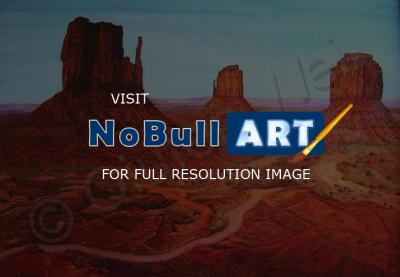 Landscape Mountains West - Monument Valley Utah - Acrylic
