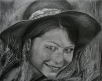 Childs Play - Pencil Drawings - By Becky Parker, Realism Drawing Artist