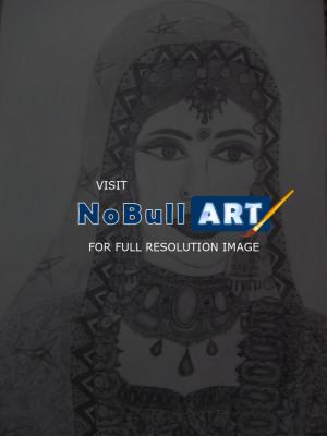 Indian Beauties - Charm Of Indian Bride - Pencil