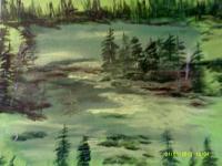 For You Green Lovers - Acrylic Paintings - By Sam Mcilwain, Realism Painting Artist