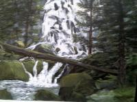 In The Rain Forest - Acrylic Paintings - By Sam Mcilwain, Realism Painting Artist