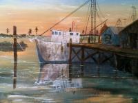Golden Days End - Acrylic Paintings - By Sam Mcilwain, Realism Painting Artist