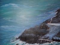 Newfoundland-Labradore Light - Acrylic Paintings - By Sam Mcilwain, Realism Painting Artist