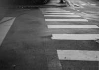 Sidewalk - 35Mm Photography - By Sarah Spurlock, Black And White Photography Artist