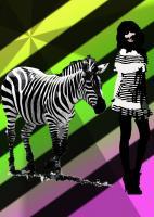 Zabra Style - Photoshop Digital - By Mavis Kuo, Abstact Digital Artist