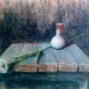 White Vase Study - Pastel Paintings - By Hamdija Zahirovic, Neo Impresionistic Painting Artist