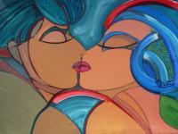 Lovers - Acrylics Paintings - By Jose Miguel Perez Hernandez, Figurative Painting Artist
