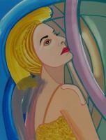 The Diva Is Light - Acrylics Paintings - By Jose Miguel Perez Hernandez, Figurative Painting Artist