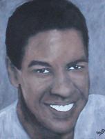 Denzel Washington - Oil Paintings - By Randy Head, Realism Painting Artist