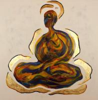 Buddha Nature - Acrylic Paintings - By Losang Monlam, Abstract Painting Artist