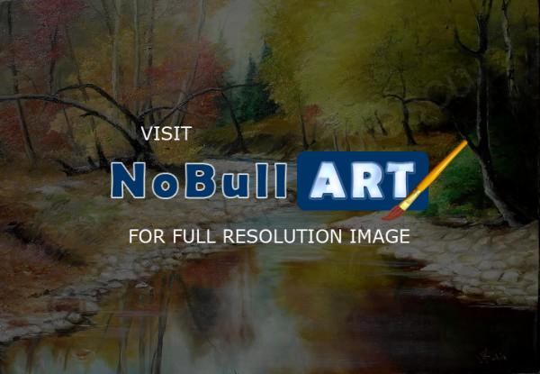 Autumn - Autumn In Forest - Oil On Canvas