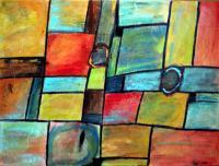 Abstracts - Are We There Yet - Acrylic On Canvas