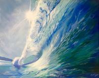 Pure Bliss - Acrylic Paintings - By Eleanor Forbes, Seascape Painting Artist