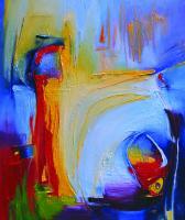 Ulje Na Platnu - Oil Paintings - By Dina Jaki, Abstraction Painting Artist