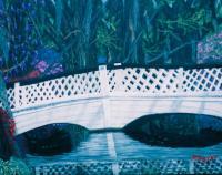 Bridge To Paradise - Acrylic Paintings - By Teresa Stacy, Realism Painting Artist