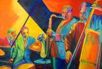 Jazz - Monk   Trane At The Five Spot - Watercolor