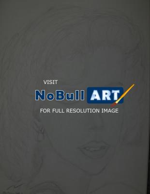 1St Collection - Amy Portrait - Pencil  Paper