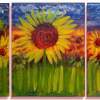 The Most Beautiful Sunflower - Acrylic Paintings - By Bumbles The Artist, Mixed Media Painting Artist