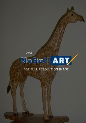 Tabletop Collection - Small Giraffe - Wood