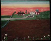 Family Farm - Acrylic Paintings - By Danny Magers, Landscape Painting Artist