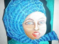 Scarves  9 - Acrylic Paintings - By Vernida Keys, Creative Painting Artist