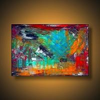 Success - Original Modern Abstract Contemporary Art Ebsq - Acrylics Paintings - By Laura Barbosa, Abstract Painting Artist