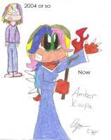 Amber Koopa - My Character - Pencil Colored Pencils Drawings - By Amber None, Manga Drawing Artist