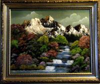 Mountain Majesty - Oil Paintings - By Fram Cama, Realism Painting Artist