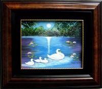 Swan Song - Acrylic Paintings - By Fram Cama, Realism Painting Artist
