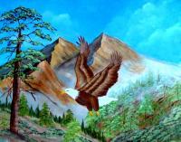 Freedom Flight - Acrylic Paintings - By Fram Cama, Realism Painting Artist